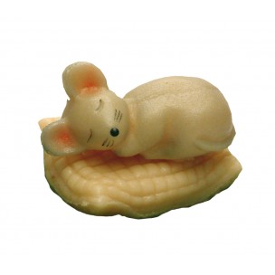 Spící myš – baleno v sáčku - marcipánová figurka - marcipán