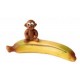 Opice na banánu – baleno v sáčku - marcipánová figurka