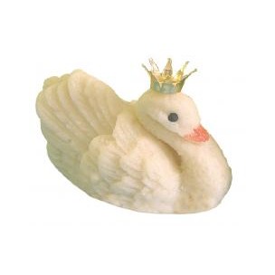 Labuť – baleno v sáčku - marcipánová figurka - marcipán