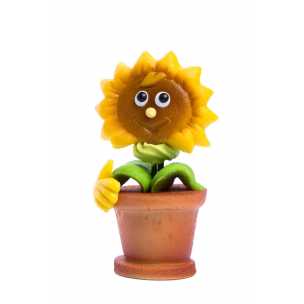 Slunečnice Sonny – baleno v sáčku - marcipánová figurka - marcipán